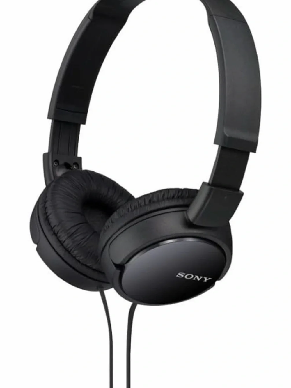 Sony Black On-Ear Wired Headphones with Cushioned Ear Pads
